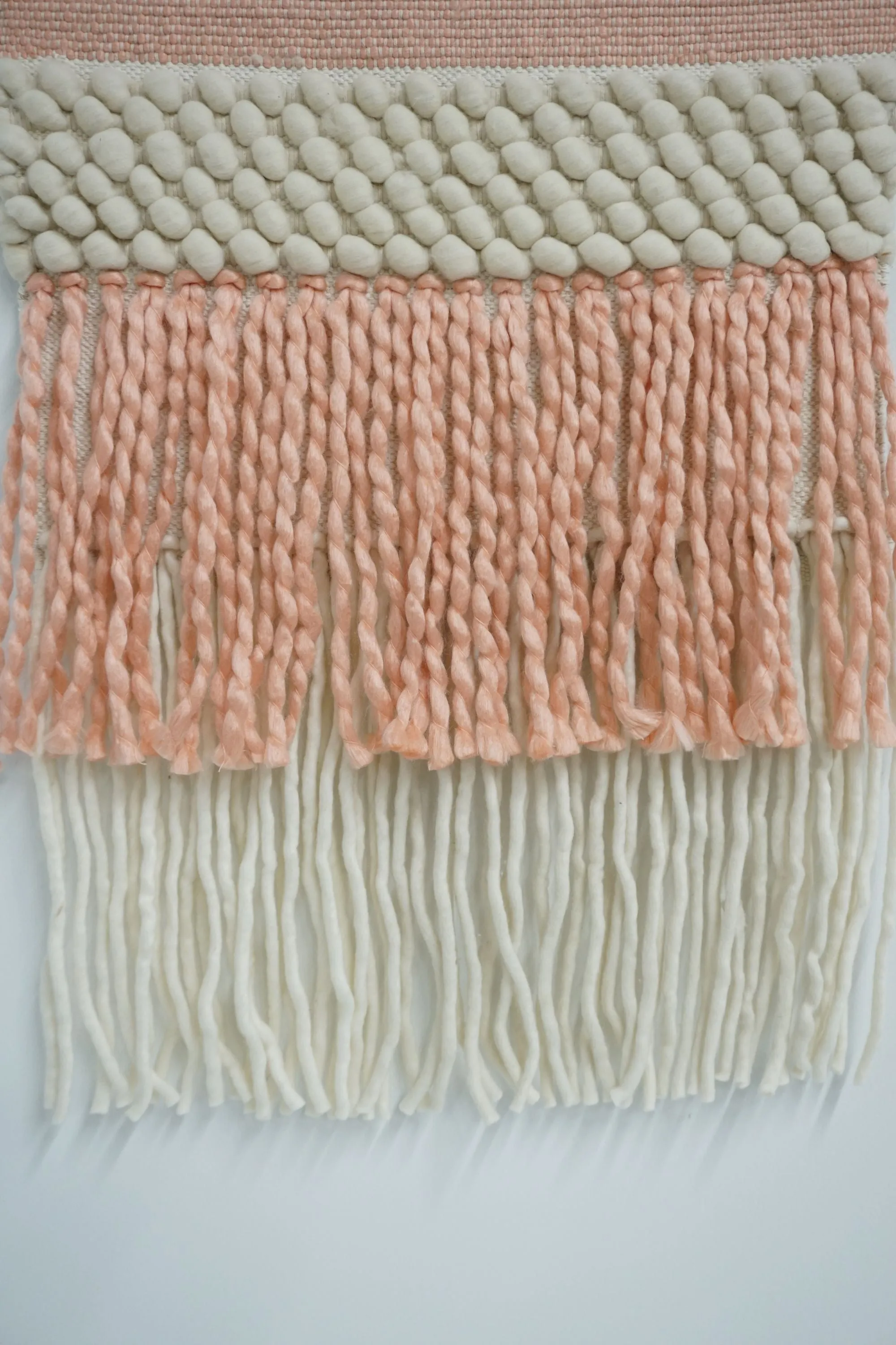Large Pink & Sand Wall Hanging