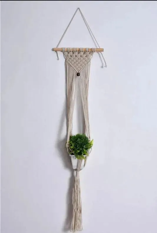 Macrame Plant Hanger | 39 inches | planter is not included