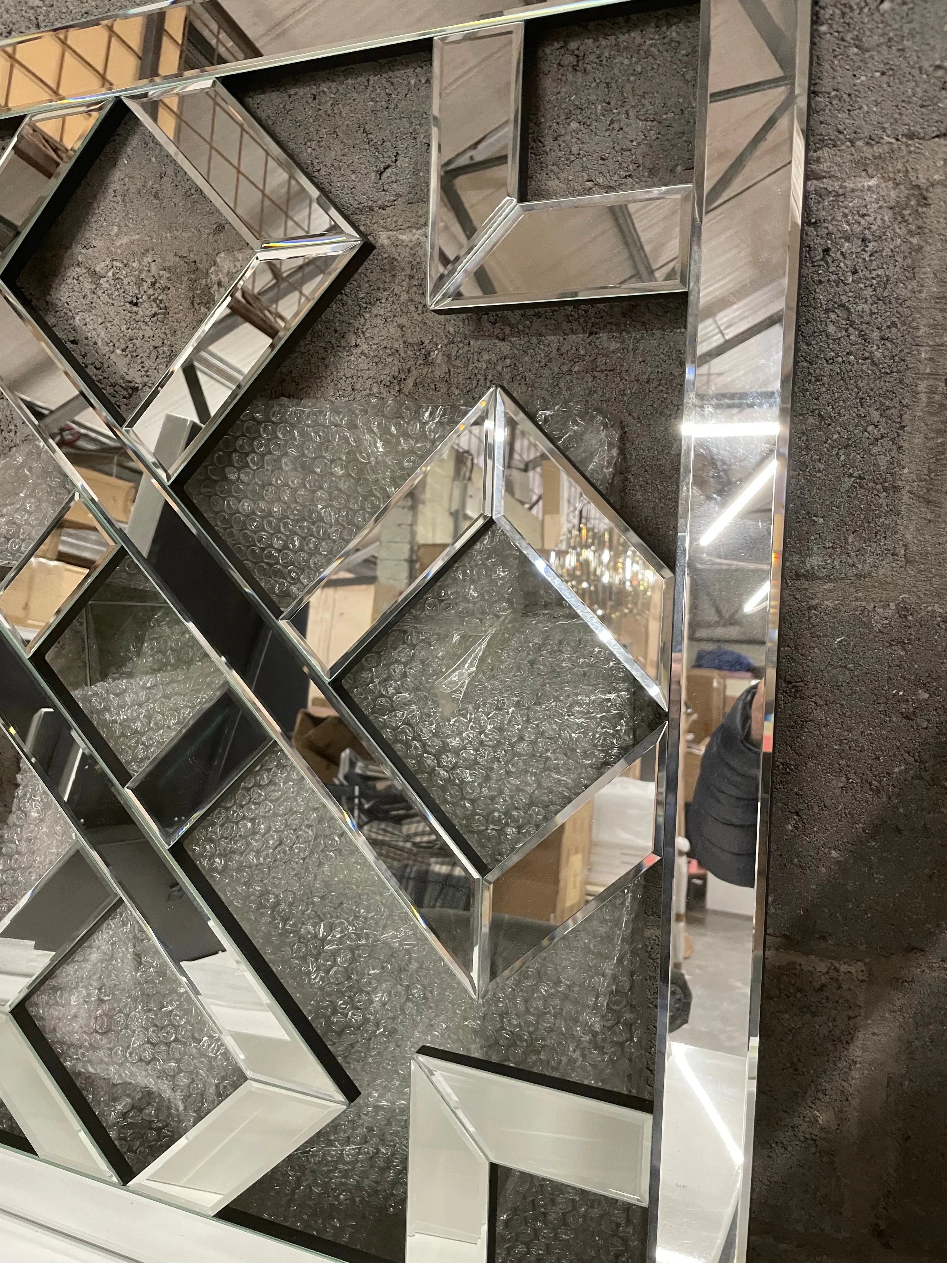 Manhattan large geo mirror reduced  instore purchase to collect