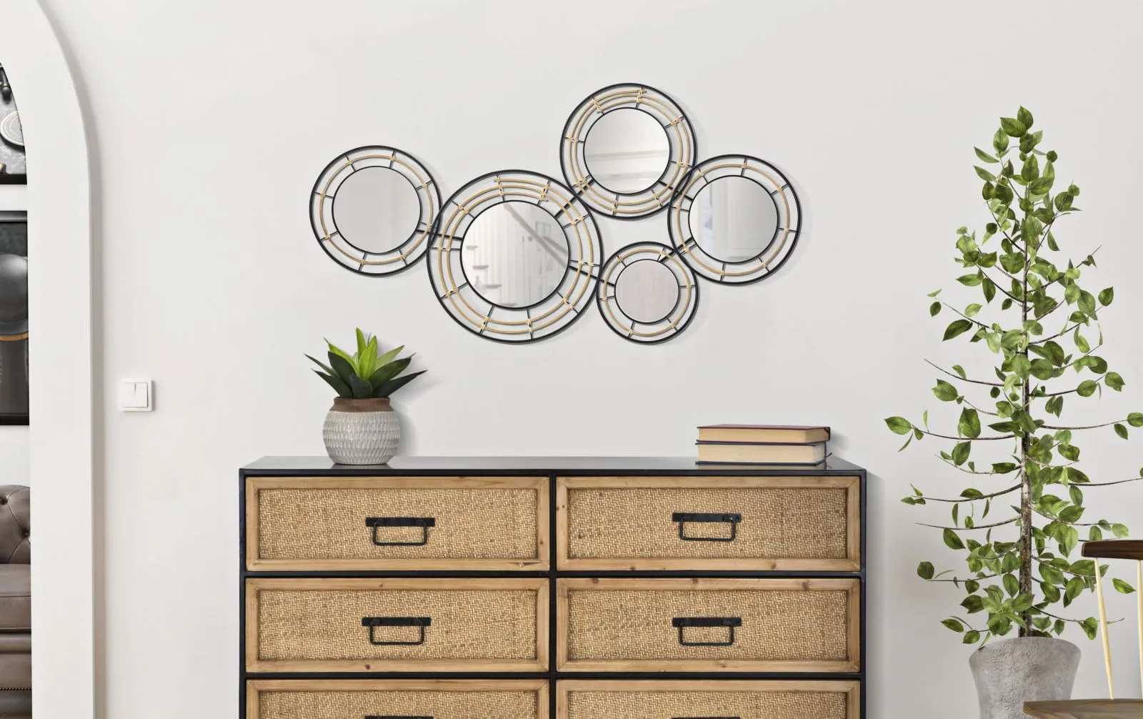 Metal Round Wall Mirrors