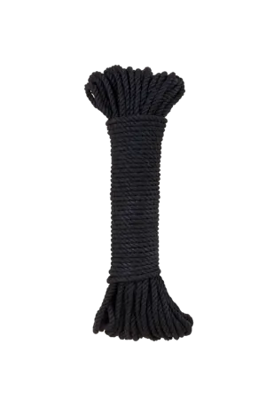 Modern Macramé Cotton Rope Bundles - Black - 5mm