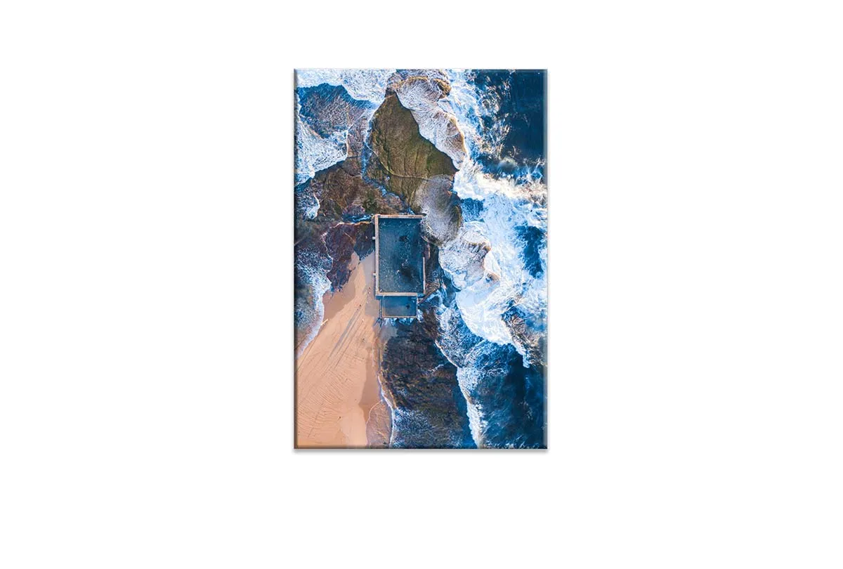 Mona Vale Rock Pool, Australia | Canvas Wall Art Print