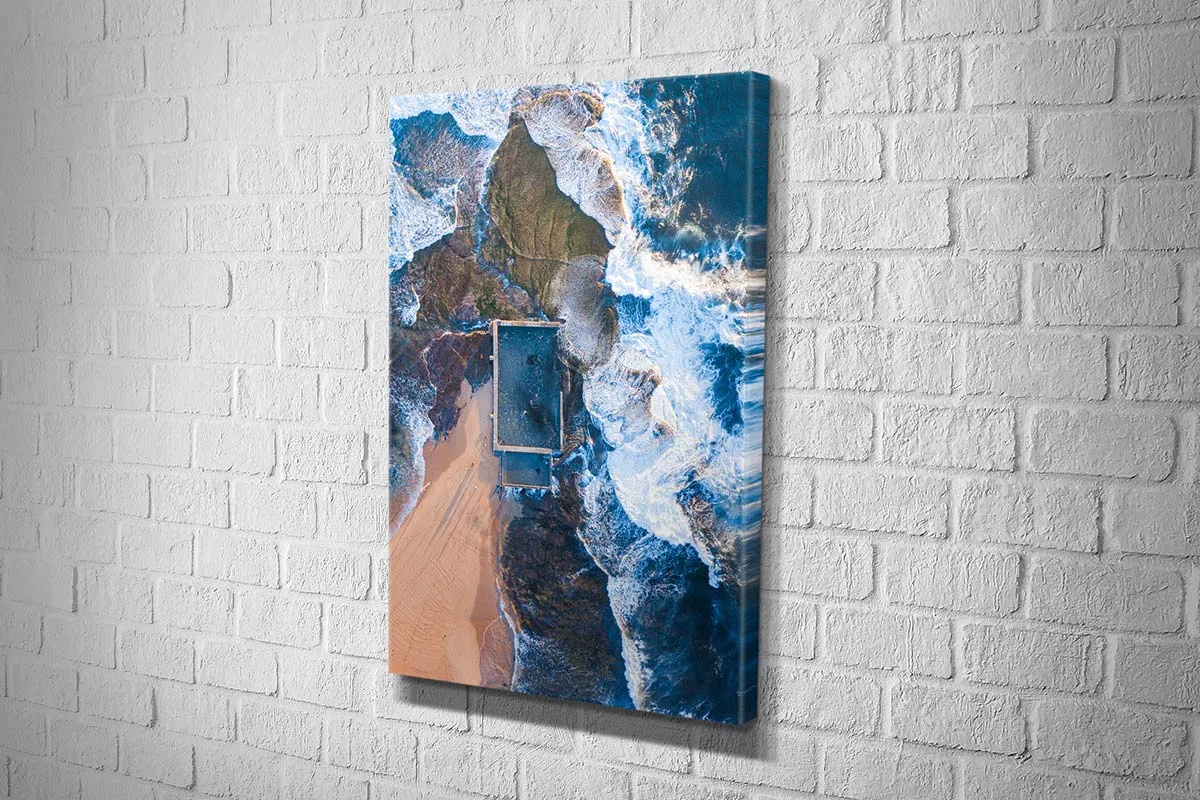 Mona Vale Rock Pool, Australia | Canvas Wall Art Print