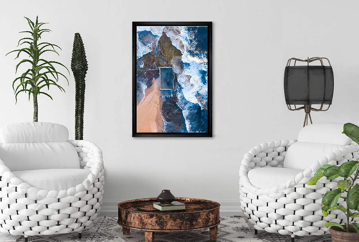 Mona Vale Rock Pool, Australia | Canvas Wall Art Print