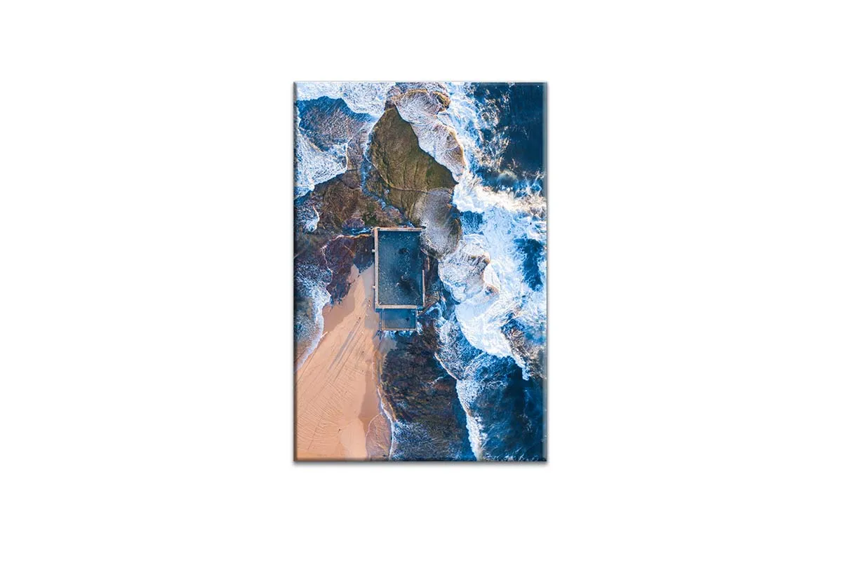 Mona Vale Rock Pool, Australia | Canvas Wall Art Print