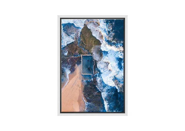 Mona Vale Rock Pool, Australia | Canvas Wall Art Print