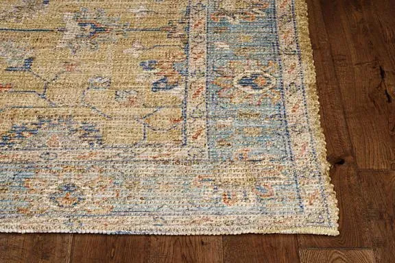 Morris 2231 Karissa Gold/Lt. Blue Rug