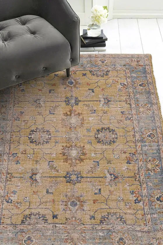 Morris 2231 Karissa Gold/Lt. Blue Rug