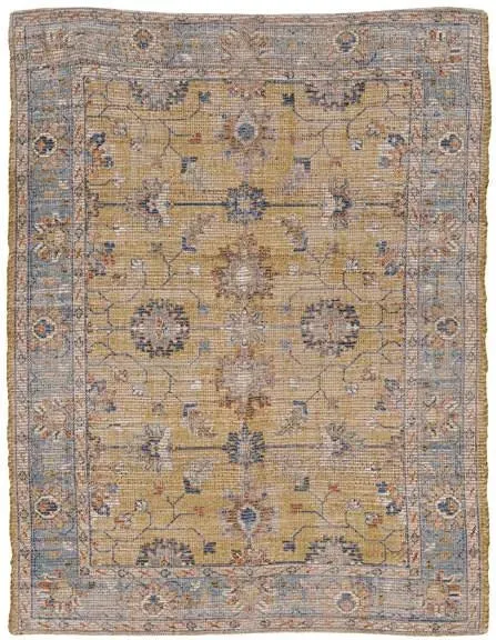 Morris 2231 Karissa Gold/Lt. Blue Rug