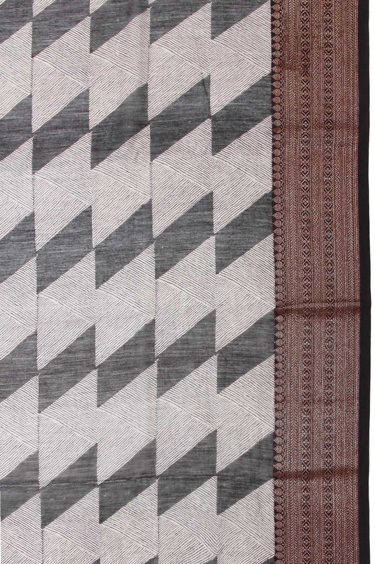 Multicolour Chanderi Cotton Silk Saree with Weave Design Border