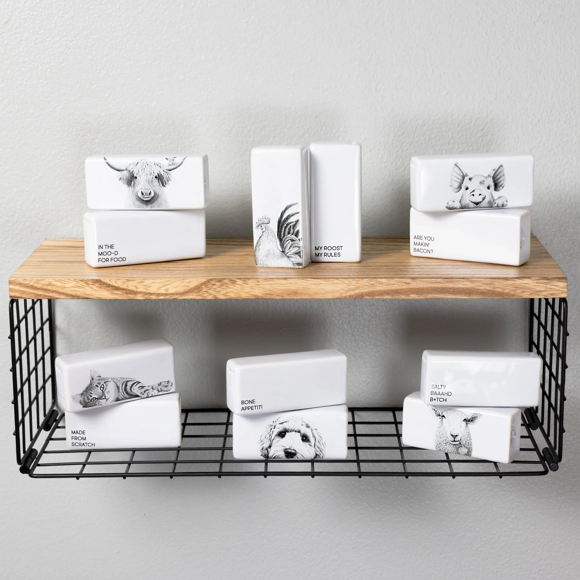 My Roost Salt & Pepper Shaker Set