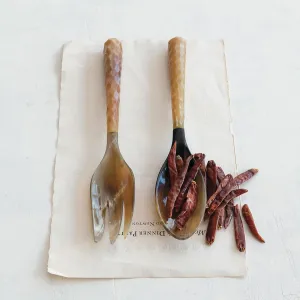 Natural Salad Servers / Set of 2