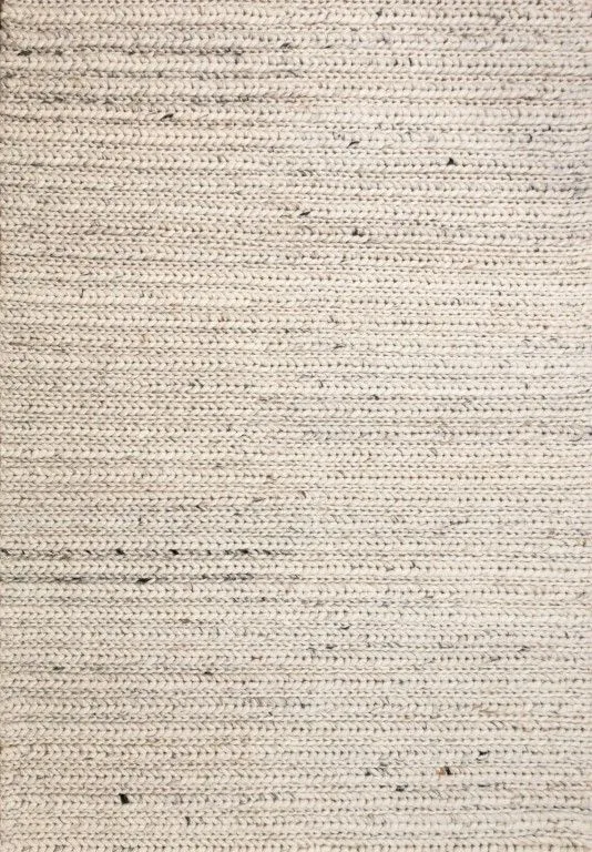 Ola Braid 400 x 300 cm New Zealand Wool Rug - Speckled Grey