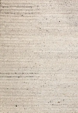 Ola Braid 400 x 300 cm New Zealand Wool Rug - Speckled Grey