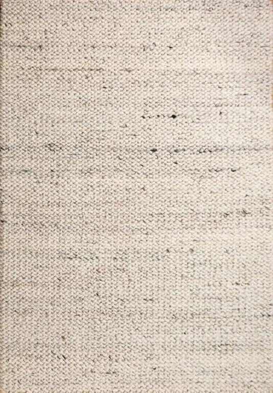 Ola Wave 400 x 300 cm New Zealand Wool Rug - Speckled Grey