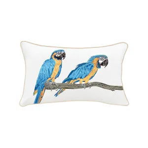 Parrot Indoor Outdoor Lumbar Pillow