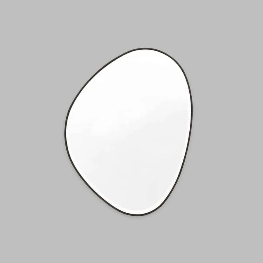 Pebble Mirror - Black 70cm x 90cm