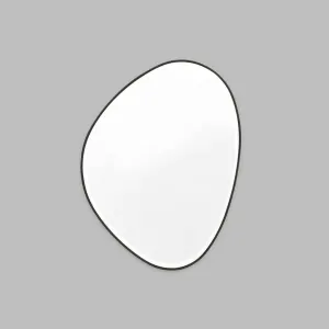 Pebble Mirror - Black 70cm x 90cm