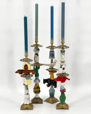Primitive Twig Candlesticks