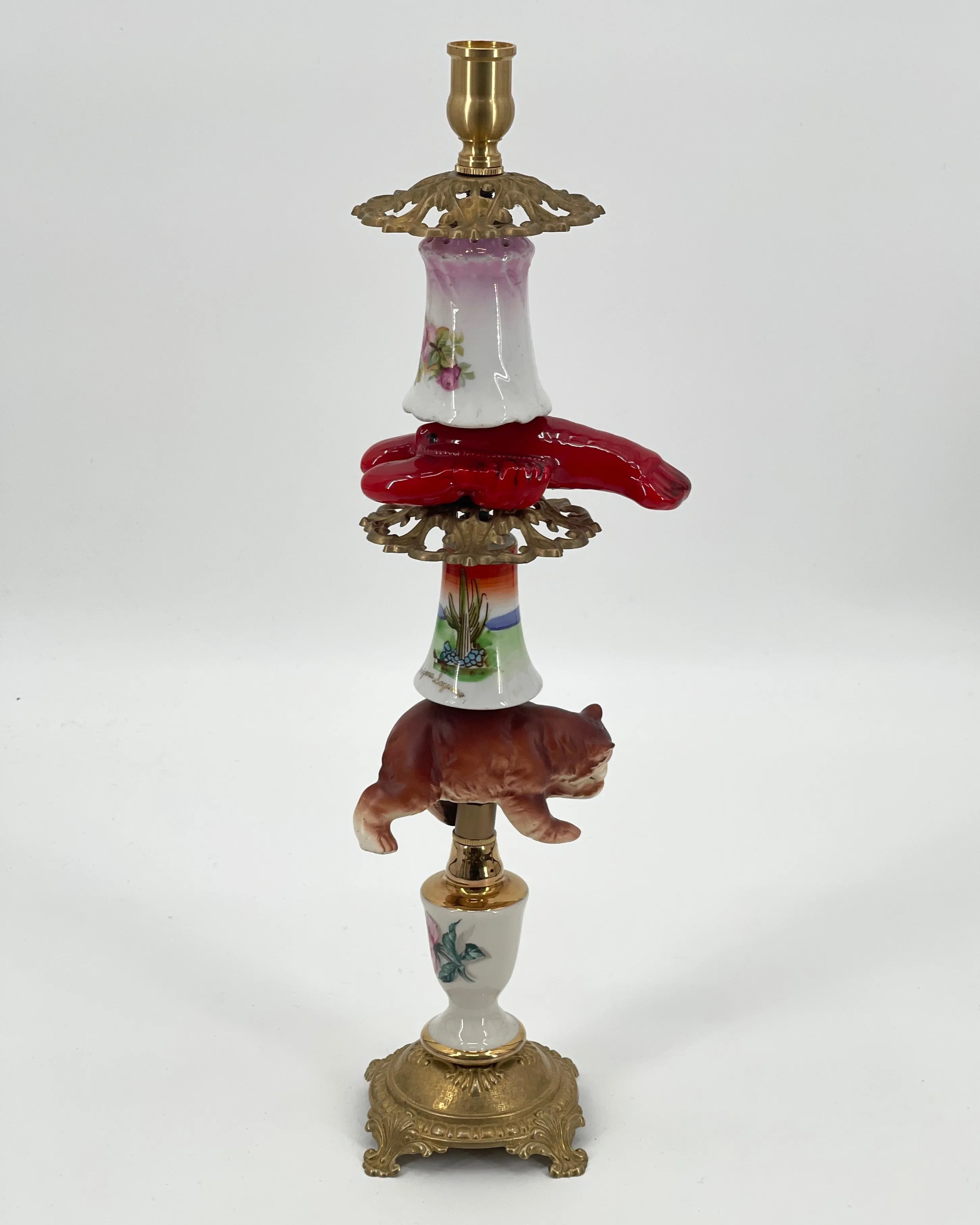 Primitive Twig Candlesticks