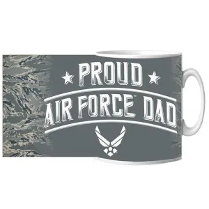 Proud Air Force Dad Ceramic Mug 15 oz
