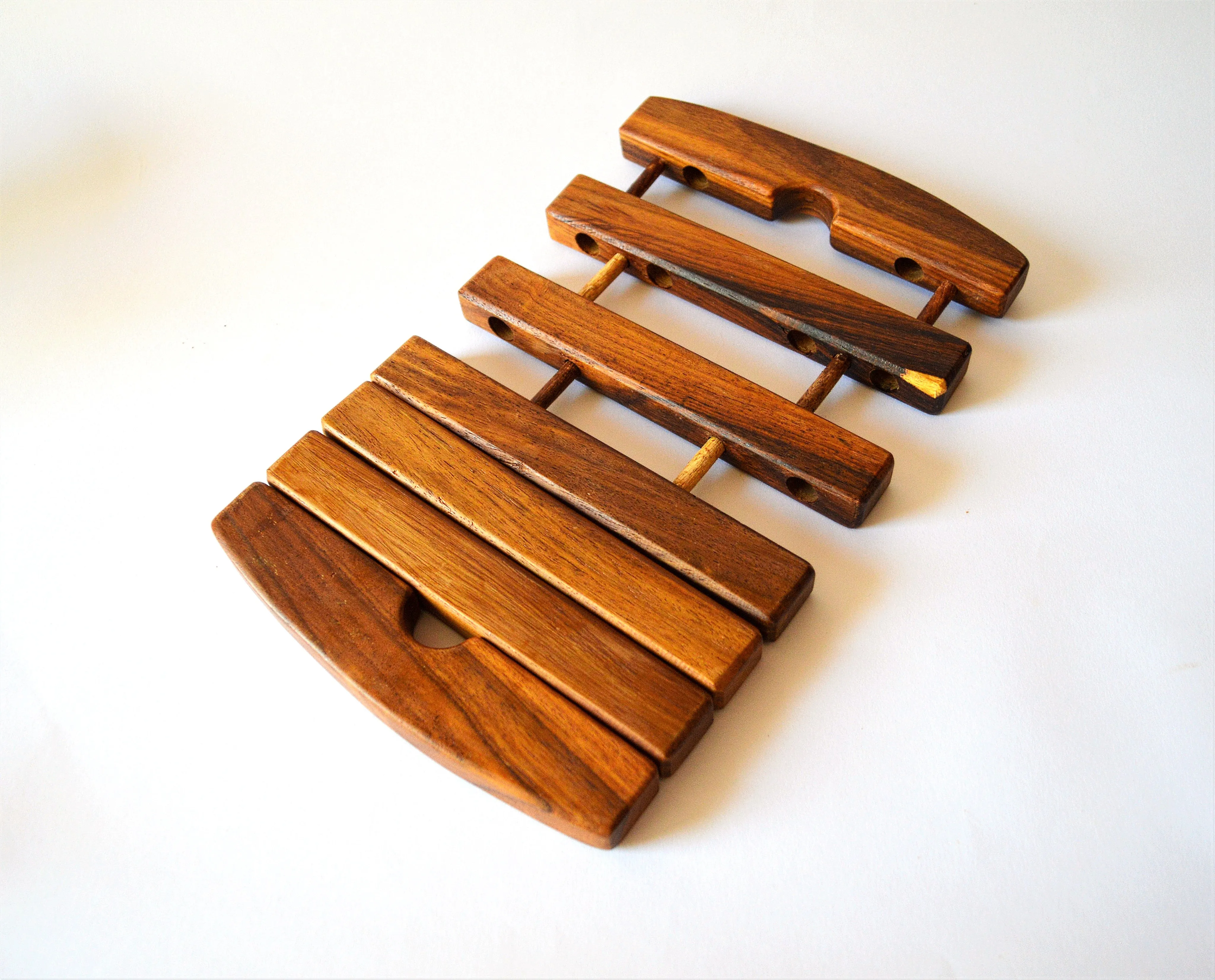 rectangle wooden hot pot Trivet (Expandable)