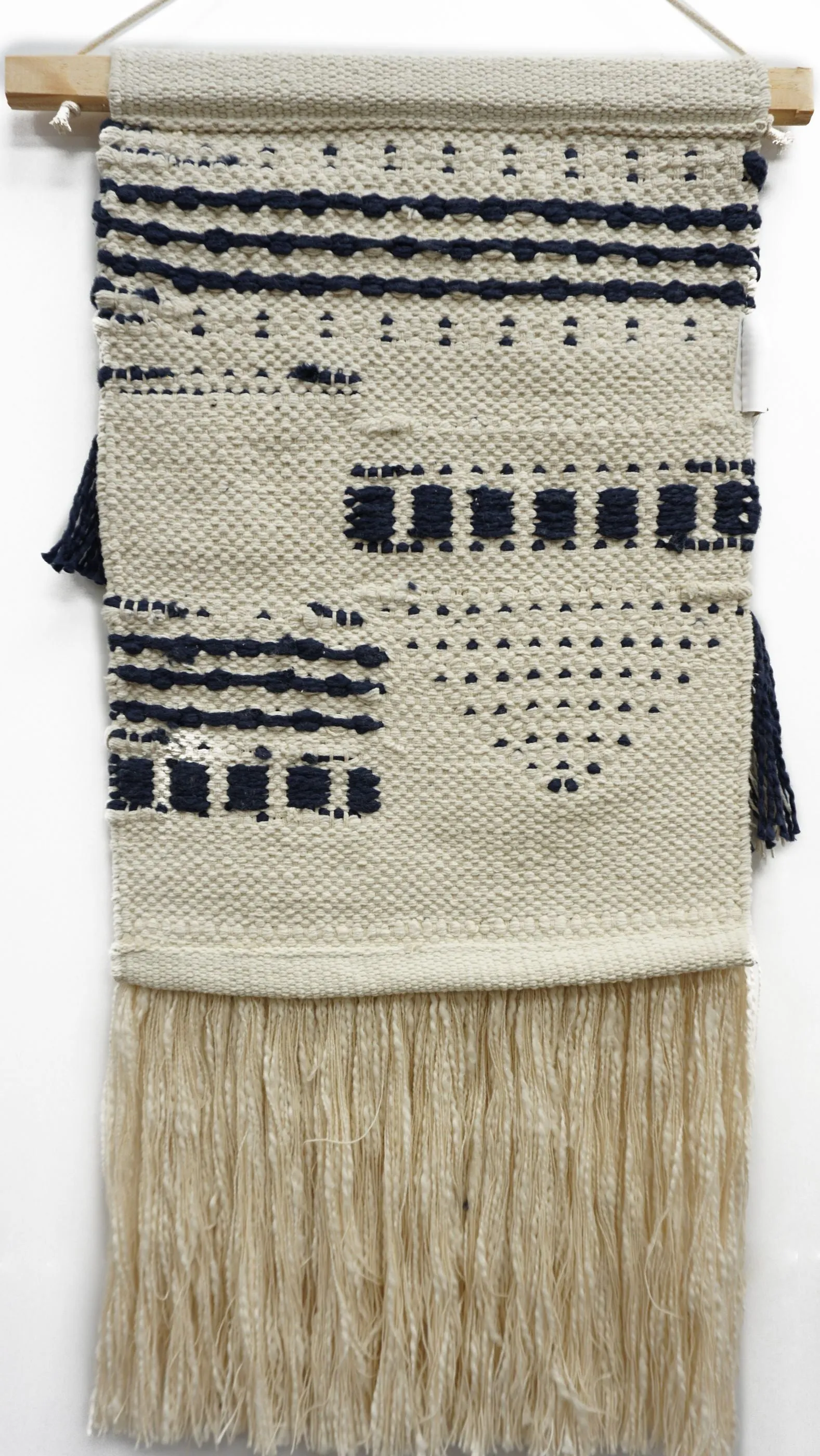 Shaggy Black Wall Hanging