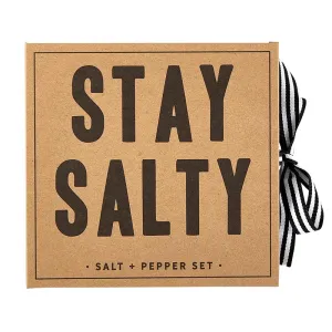 Stay Salty Salt   Pepper Set