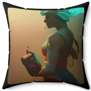 Stay Weird IV Square Pillow
