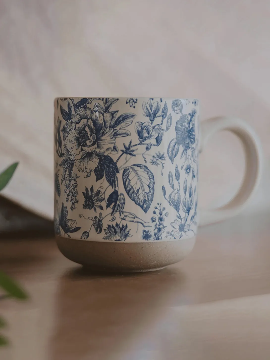 Stoneware Coffee Mug - Blue Delft