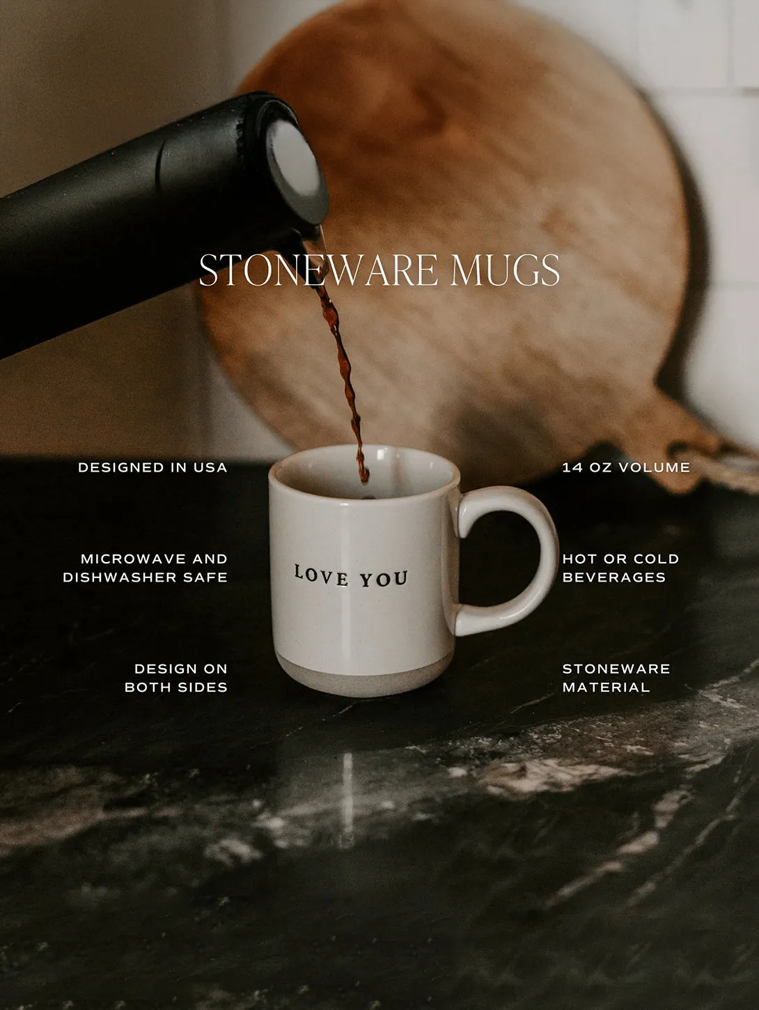 Stoneware Coffee Mug - Blue Delft
