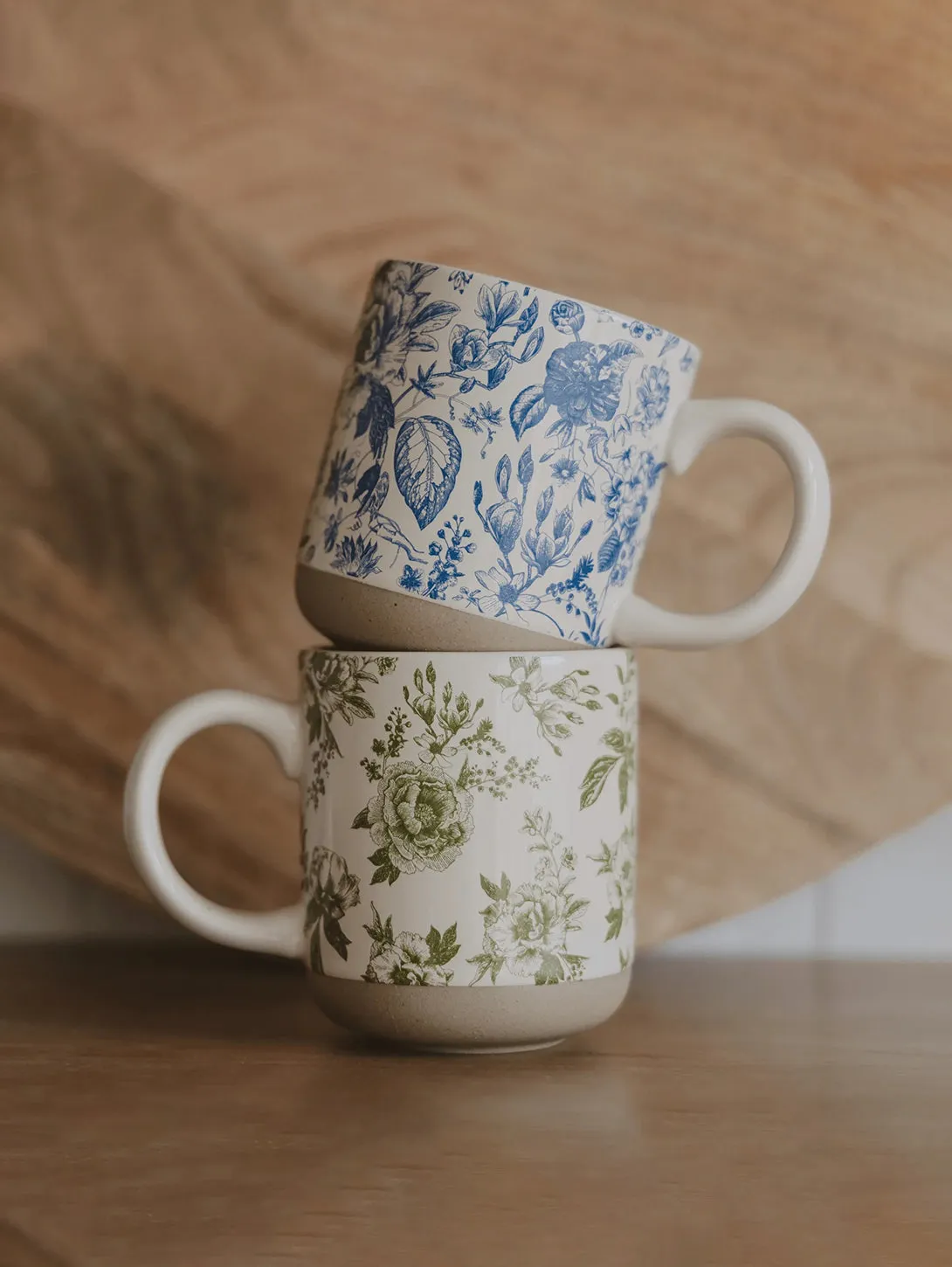 Stoneware Coffee Mug - Blue Delft