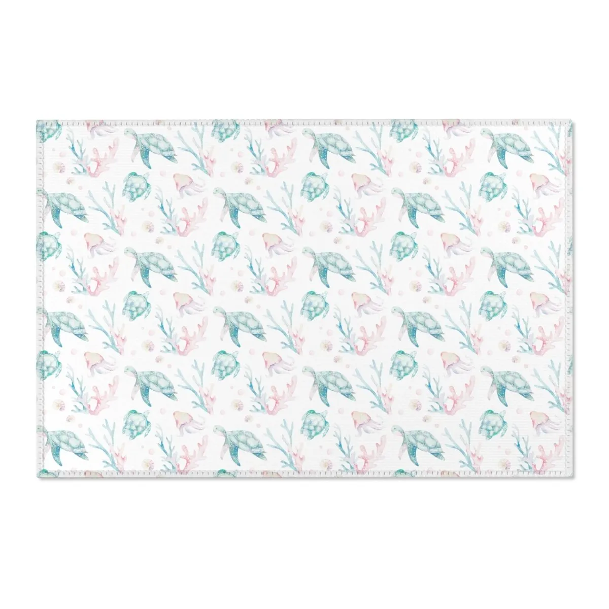 Sweet Sea Turtles Nursery Rug