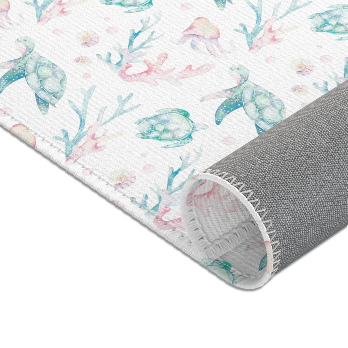 Sweet Sea Turtles Nursery Rug