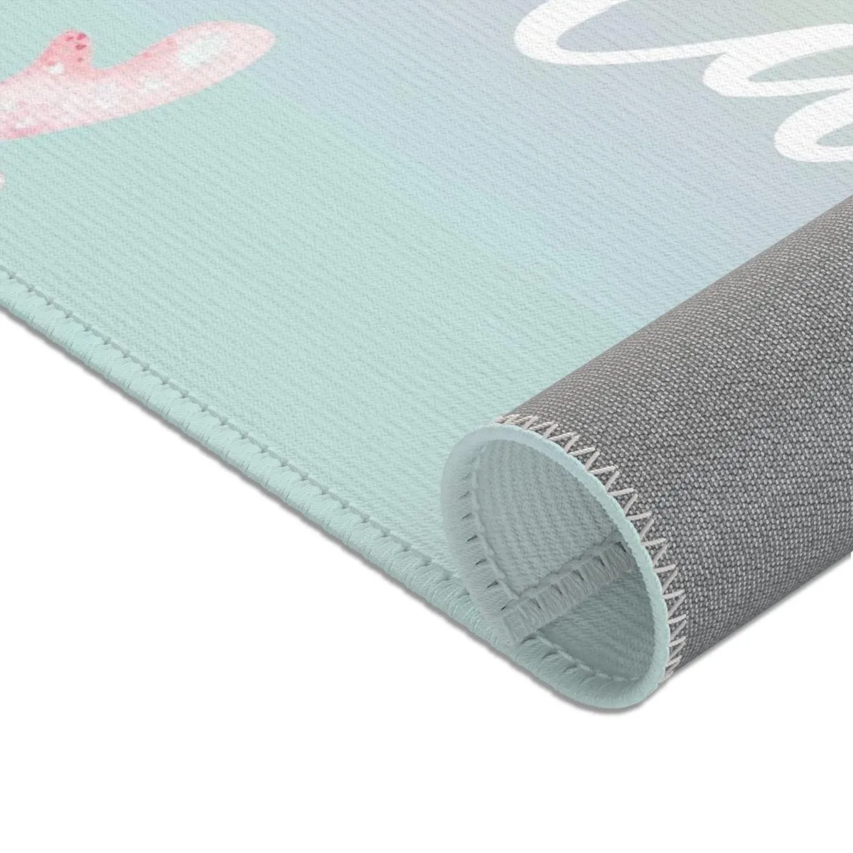 Sweet Sea Turtles Personalized Nursery Rug