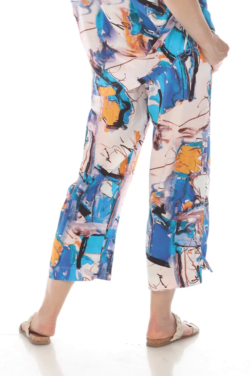 Terra Abstract Art Ankle Pant