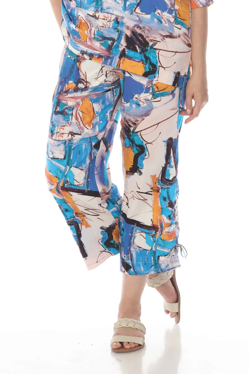 Terra Abstract Art Ankle Pant