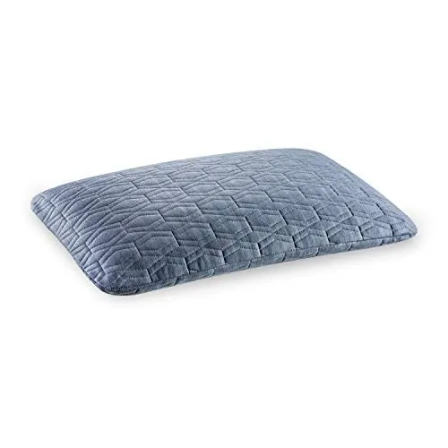The White Willow Orthopedic Cooling Gel Memory Foam King Size Bed Pillow for Sleeping & Neck Pain Relief Suitable for Stomach, Back & Side Sleeper with Outer Cover (24" L x 15" W x 4" H) Grey