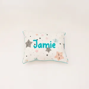 Twinkly Stars- Throw Cushion (Blue)