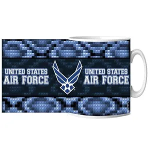US Air Force Blue Digital Ceramic Mug 15 oz