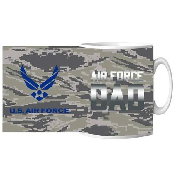 US Air Force Dad ABU Ceramic Mug 15 oz