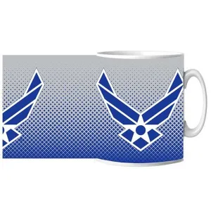 US Air Force Symbo Blue Diamond Ceramic Mug 15 oz