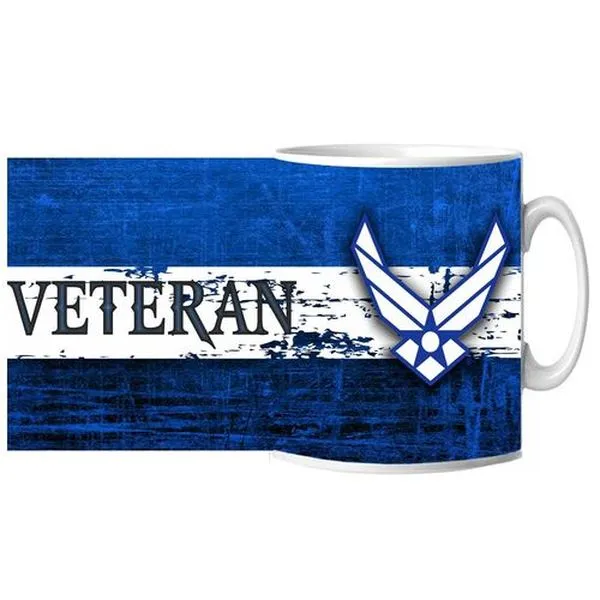 US Air Force Veteran Ceramic Mug 15 oz