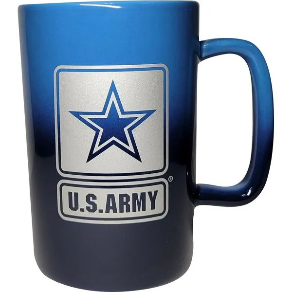 U.S. Army Star on 14 oz. Stoneware Ombre Mug