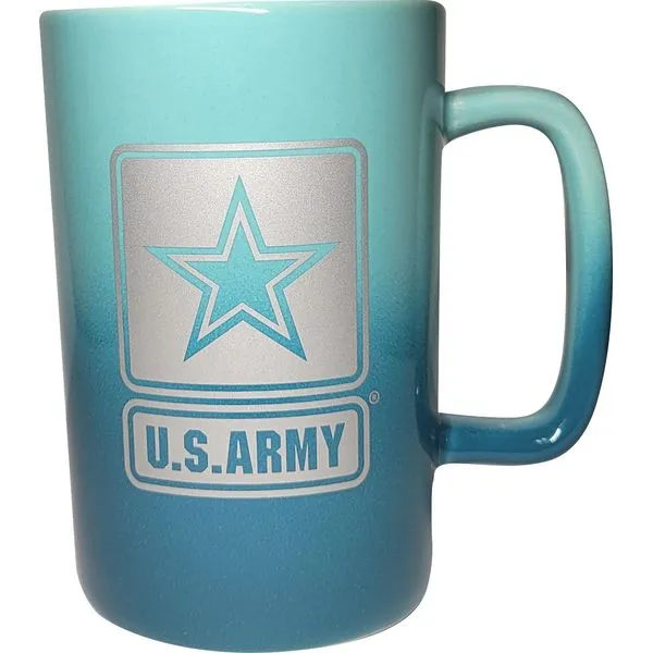 U.S. Army Star on 14 oz. Stoneware Ombre Mug
