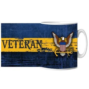 US Navy Veteran Ceramic Mug 15 oz