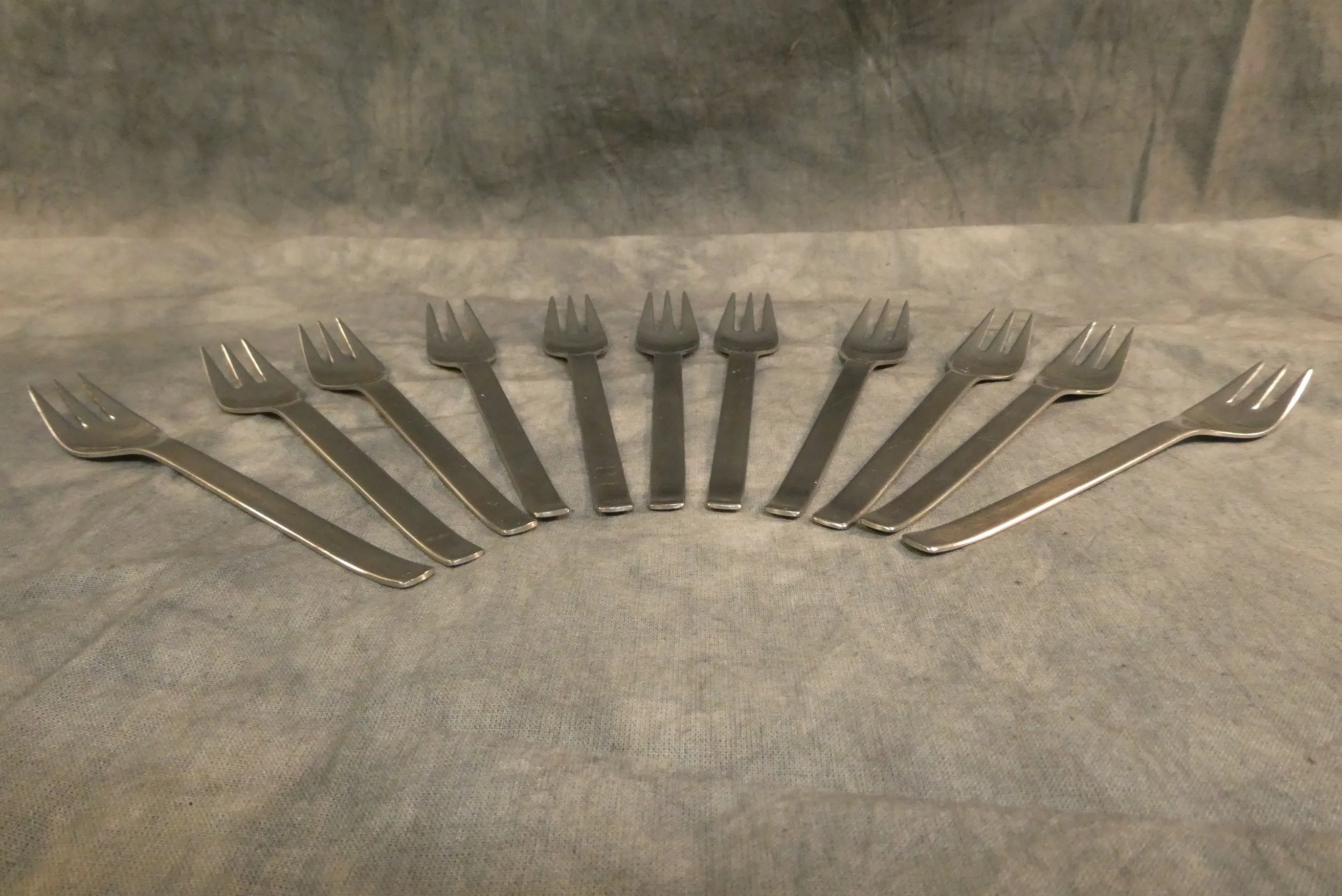 Vintage Henckels MCM Mediterranean 6" Forks - Set of 11