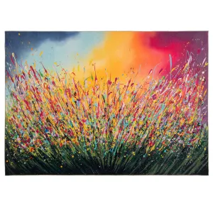 Washable Wild Flowers Designer Rug - Secret Garden
