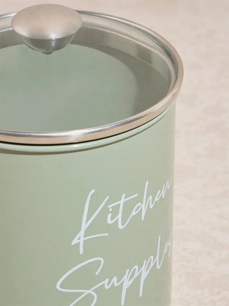Westside Home Mint Kitchen Supplies Container with Lid