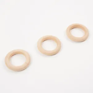 WOODEN MACRAMÉ RING 56MM